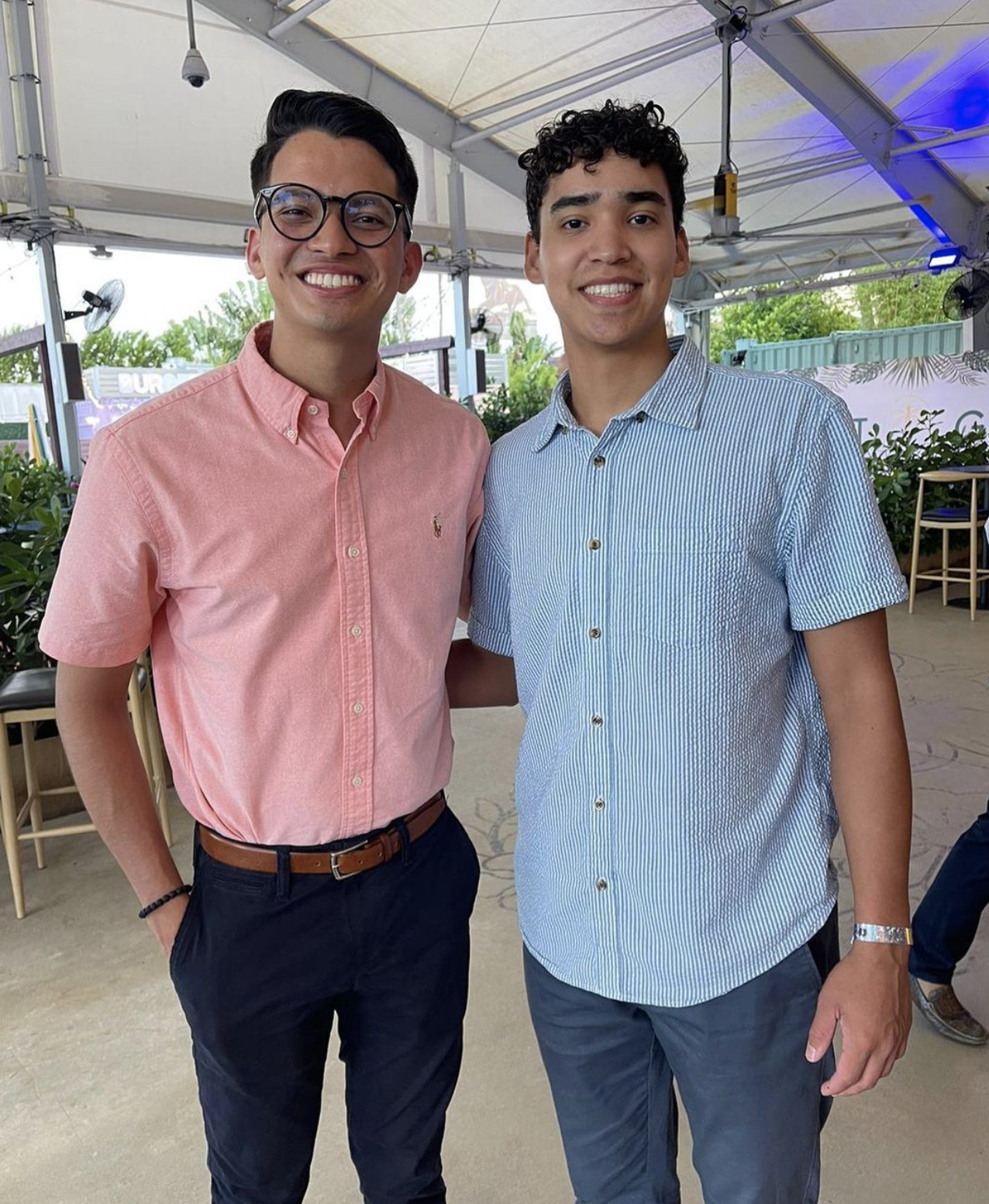 Carlos Fuentes and Gabriel Garcia, 2023 LAAIA Scholarship Recipients